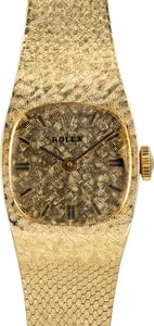 Yellow Gold Vintage Ladies Rolex Cocktail