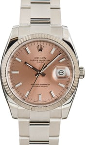 Pre-owned Rolex Date 115234 Stainless Steel