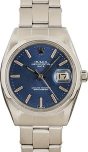 Rolex Oyster Perpetual Date 1500 Blue Dial