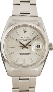 Rolex Date 1500 Silver Dial