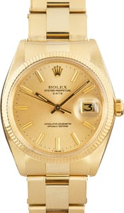 Rolex Date 1503 Gold Oyster