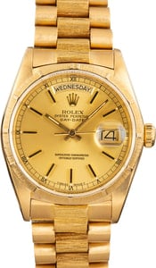 Rolex President Day Date 18078 Bark Finish