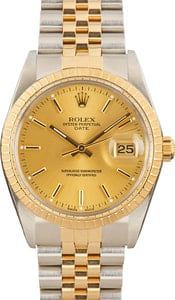 Rolex Date 15053 Champagne Dial