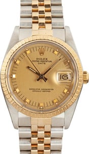 Rolex Date ref 15053 Champagne Dial