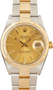 Rolex Date 15203 Champagne