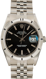 Rolex Date 15210 Black Dial