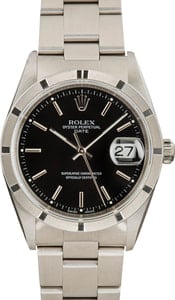 Rolex Date 15210 Black Dial