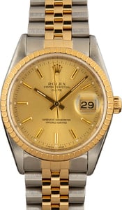 Rolex Oyster Perpetual Date 15223 Two-Tone