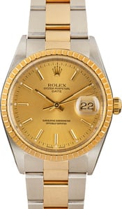 Rolex Date Ref 15223 Two Tone