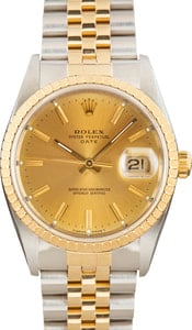 Rolex Oyster Perpetual Date 15223 Two-Tone