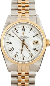 Rolex Date 15223 White Dial