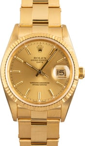 Rolex Date 15238 Champagne Dial