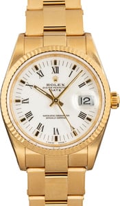 Rolex Date 15238 Yellow Gold