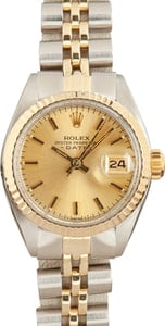 Ladies Rolex Date 6917 Steel & Yellow Gold