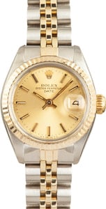 Ladies Rolex Date ref 6917 Champagne Dial