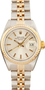 Ladies Rolex Date 69173 Steel & Yellow Gold