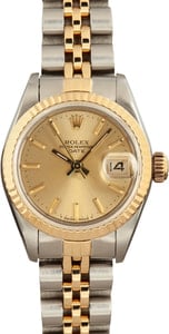 Ladies Rolex Date 69173 Steel & Yellow Gold