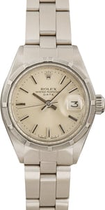 Ladies Rolex Date 6919 Silver Dial