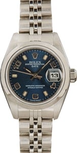 Pre Owned Rolex Ladies Date 79160 Blue Dial