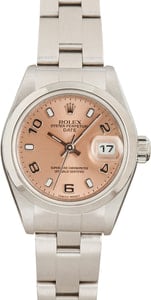 Pre-Owned Rolex Ladies Date 79160 Salmon Dial