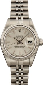 Rolex Date 79240 Silver Dial