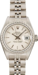 Rolex Date 79240 Silver Dial