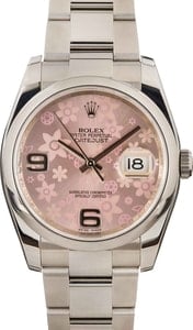 Rolex Datejust 116200 Pink Floral Dial