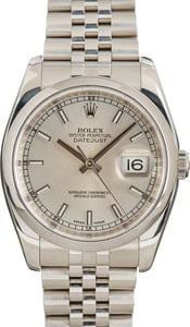 Rolex Datejust 116200 Silver Index Dial