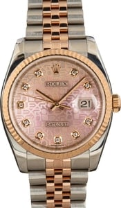 Rolex Datejust 116231 Steel & 18k Everose Gold