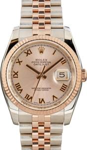 Rolex Datejust 116231 Pink Roman Dial