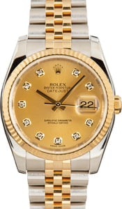 Rolex 36MM Datejust 116233 Two-Tone Jubilee