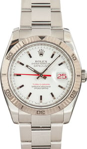 Rolex Datejust Thunderbird 116264 White Dial