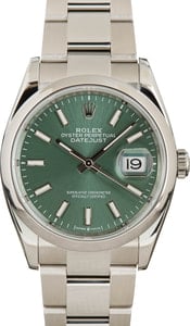 Rolex Datejust 126200 Green Dial