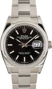 Rolex Datejust ref 126200 Black Dial