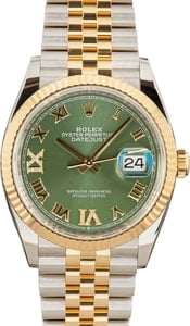 Rolex Datejust 126233 Olive Green Diamond Dial