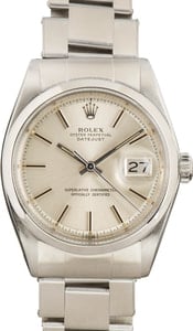 Rolex Datejust 1600 Silver Dial