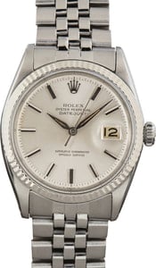 Pre-Owned Rolex Datejust 1601 Silver Dial