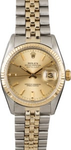 Rolex Datejust 16013 Two Tone American Oval Link