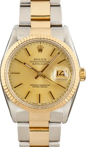 Rolex Datejust 16013 Champagne Dial