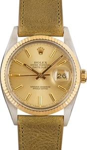 Rolex Datejust 16013 Steel and Gold Two-Tone