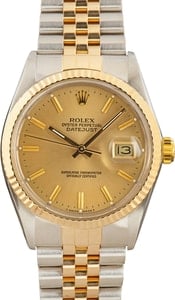 Datejust Rolex 16013 Champagne Dial