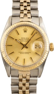 Used Rolex Datejust 16013 Steel & Yellow Gold