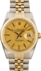 Rolex Datejust 16013 Linen Dial