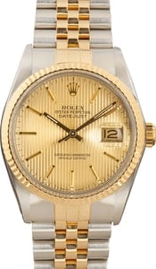 Datejust Rolex 16013 Tapestry Dial