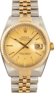 Used Rolex Datejust 16013 Tapestry Dial