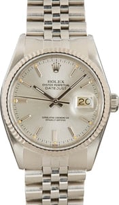 Rolex Datejust 16014 Silver Dial