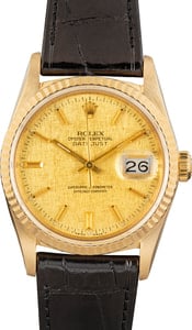 Rolex Datejust 16018 Champagne Dial