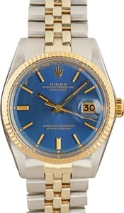 Rolex Datejust 1603 Engine Turned Bezel