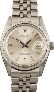 Pre-Owned Rolex Datejust 1603 Silver Dial