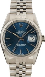 Rolex Datejust 16030 Blue Dial